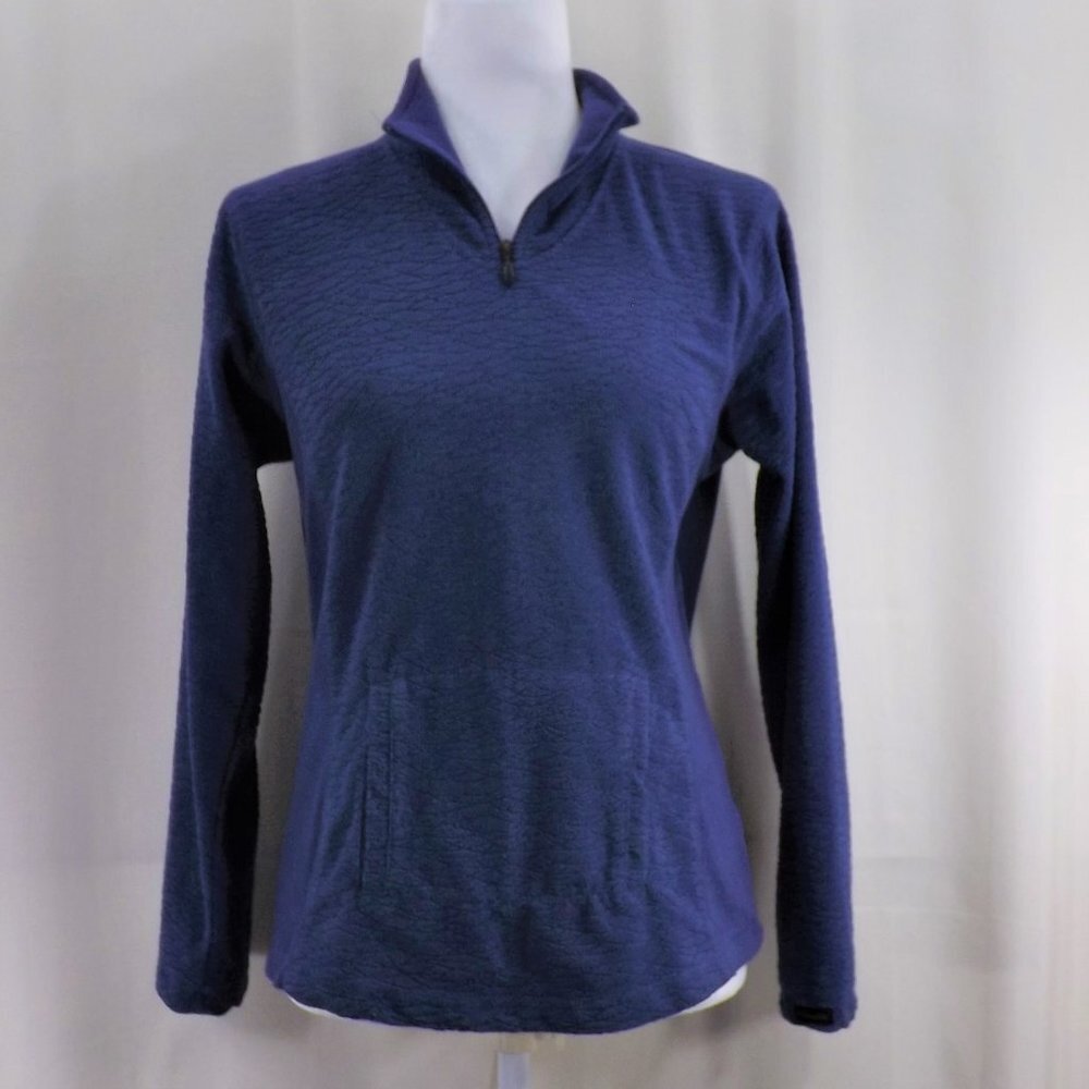 Columbia Fleece w Zip & Textured Pullover Top M